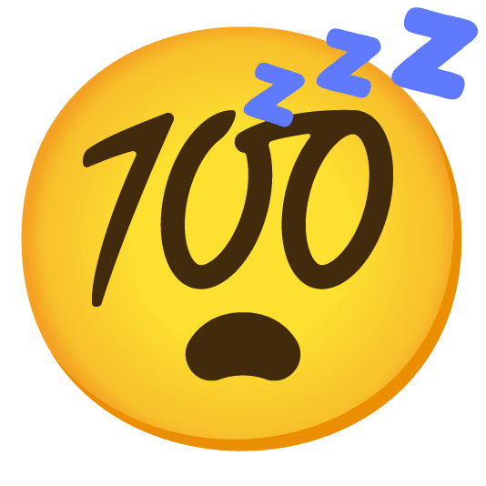 sleeping 100