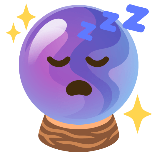 sleeping crystal ball
