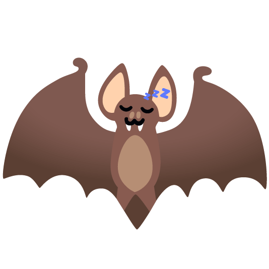 sleeping bat