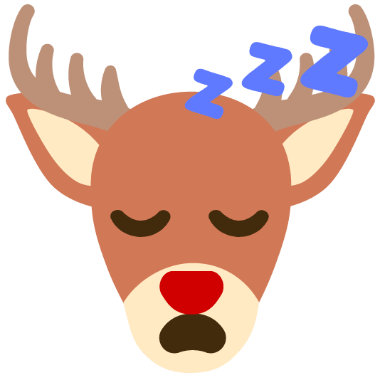 sleeping deer