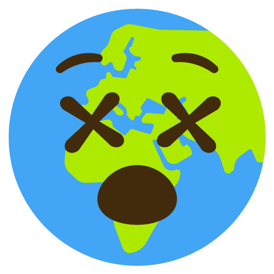 dizzy face earth africa