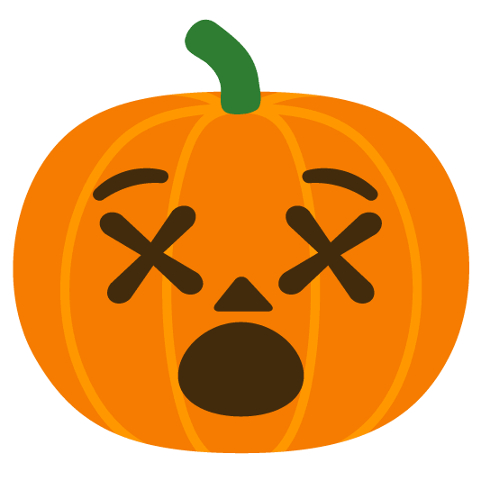 dizzy face jack o lantern