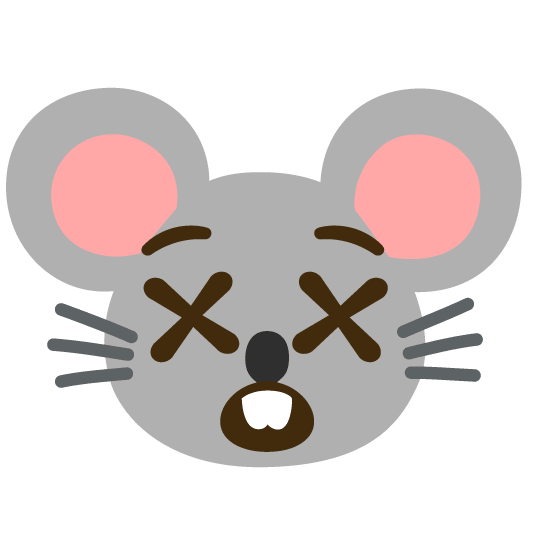 dizzy face mouse