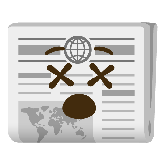 dizzy face newspaper