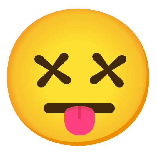 dizzy face dizzy face