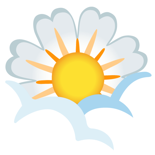 face in clouds blossom