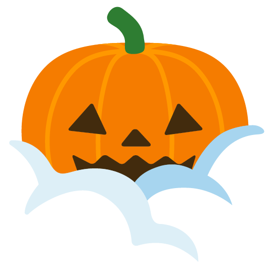 face in clouds jack o lantern