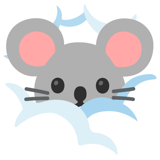 face in clouds mouse