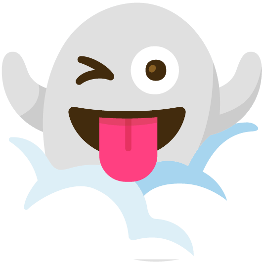 face in clouds ghost