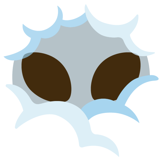 face in clouds alien