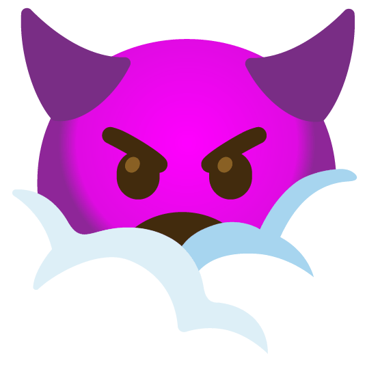 face in clouds imp