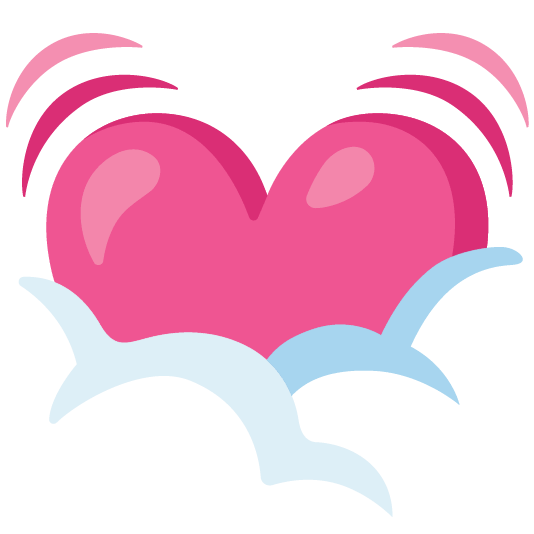 face in clouds heartbeat