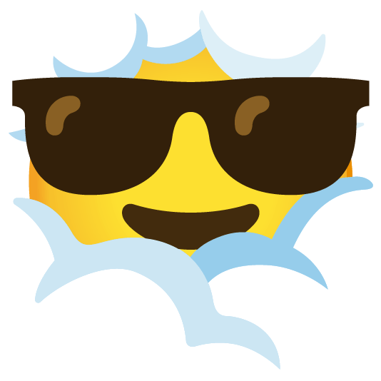 face in clouds sunglasses