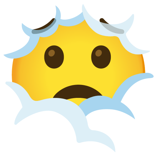 face in clouds worried