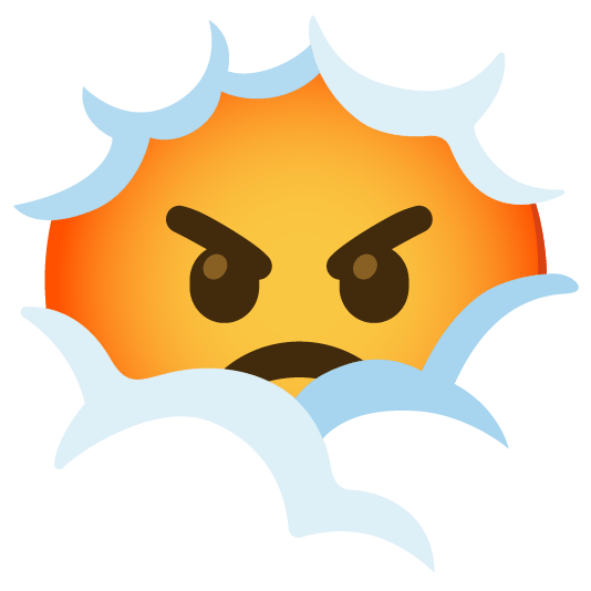 face in clouds rage