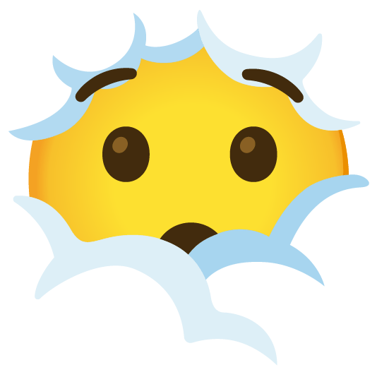 face in clouds hushed