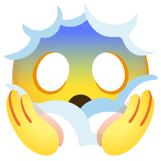 face in clouds scream