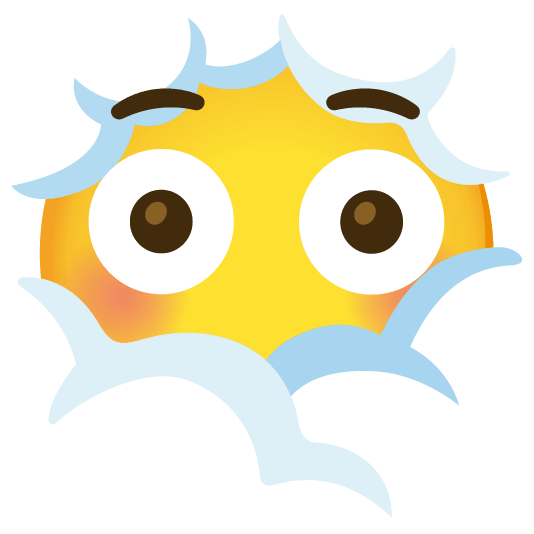 face in clouds flushed