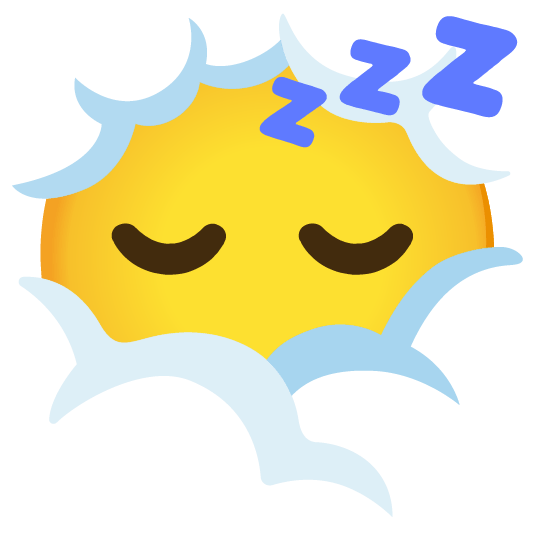 face in clouds sleeping