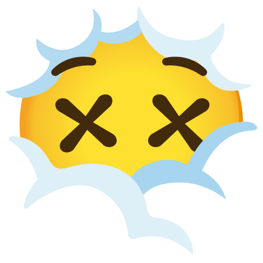 face in clouds dizzy face