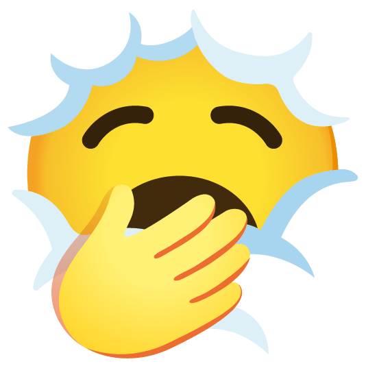 face in clouds yawning face