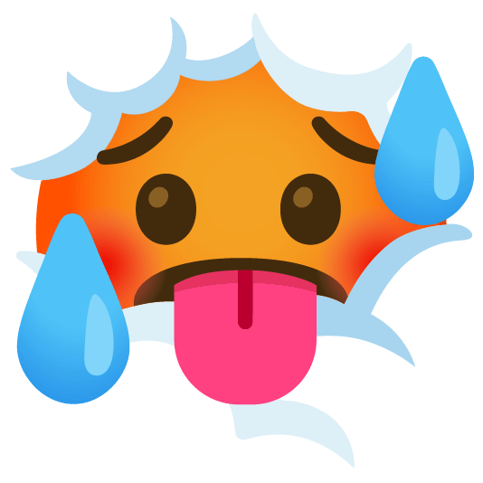 face in clouds hot face