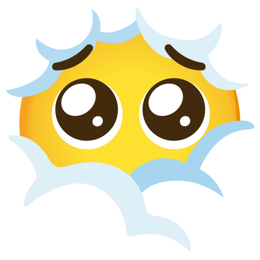 face in clouds pleading face