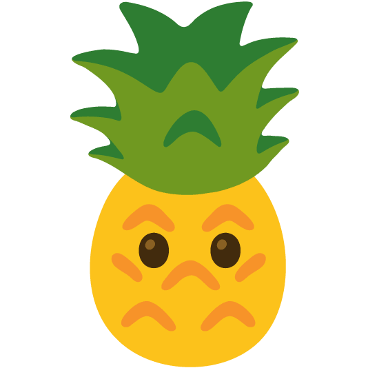 no mouth pineapple