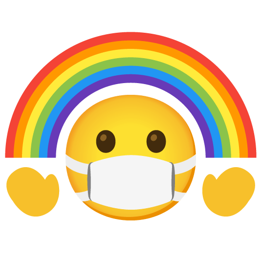 mask rainbow