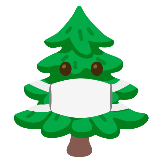 mask evergreen tree