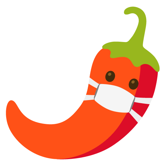mask hot pepper