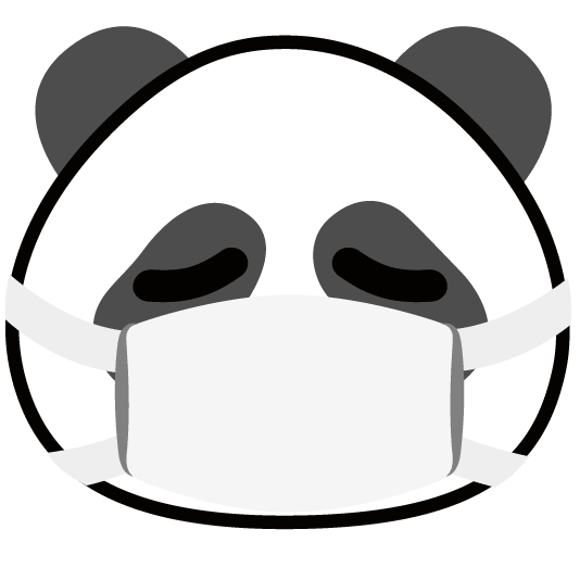 mask panda face