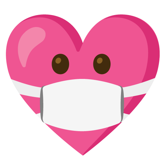mask gift heart