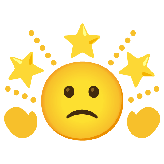 slightly frowning face star2