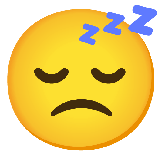 slightly frowning face sleeping