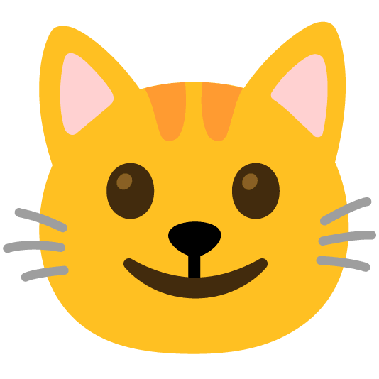 slightly smiling face cat