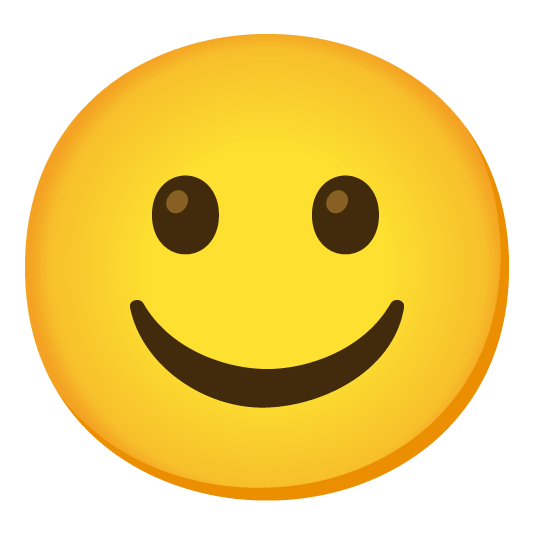 slightly smiling face white frowning face