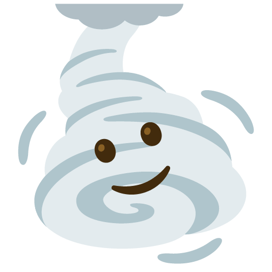 upside down face tornado