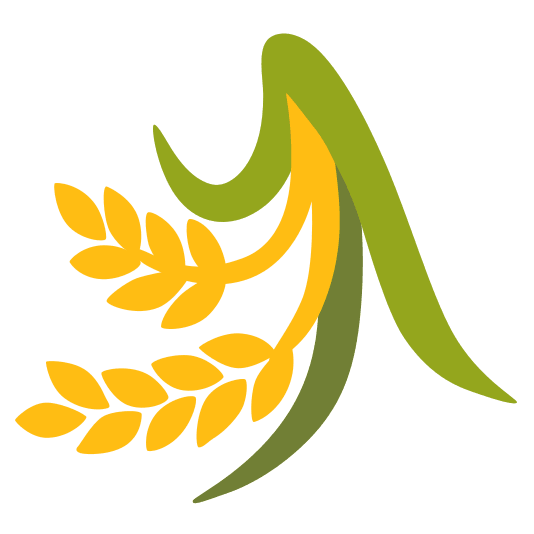 upside down face ear of rice