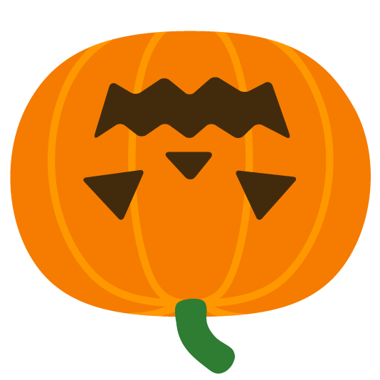 upside down face jack o lantern