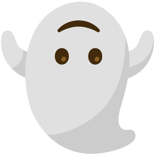 upside down face ghost