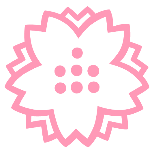 upside down face white flower