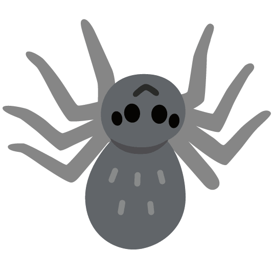 upside down face spider