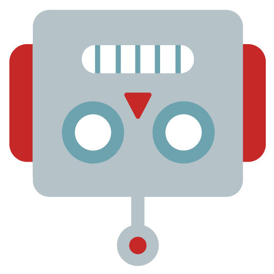 upside down face robot face