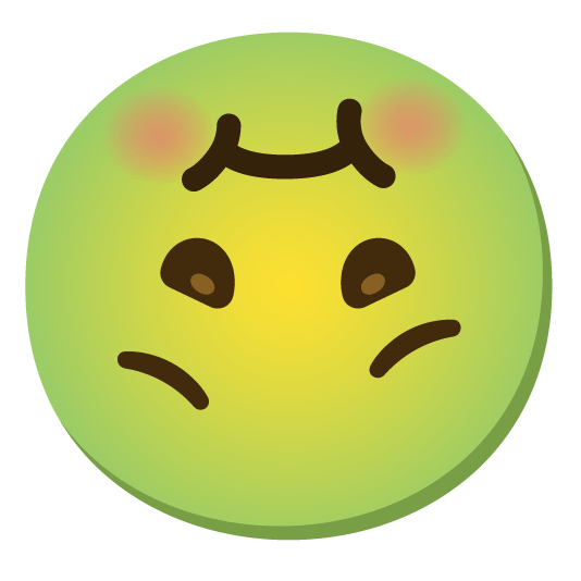 upside down face nauseated face