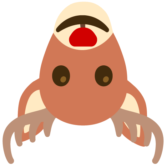 upside down face deer