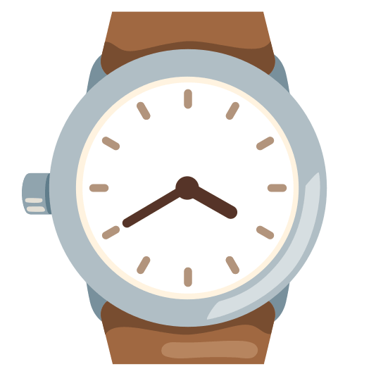 upside down face watch