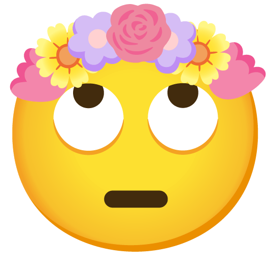 face with rolling eyes tulip