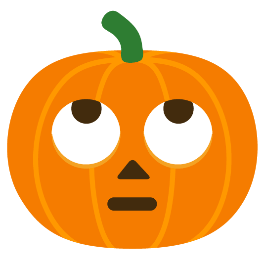 face with rolling eyes jack o lantern