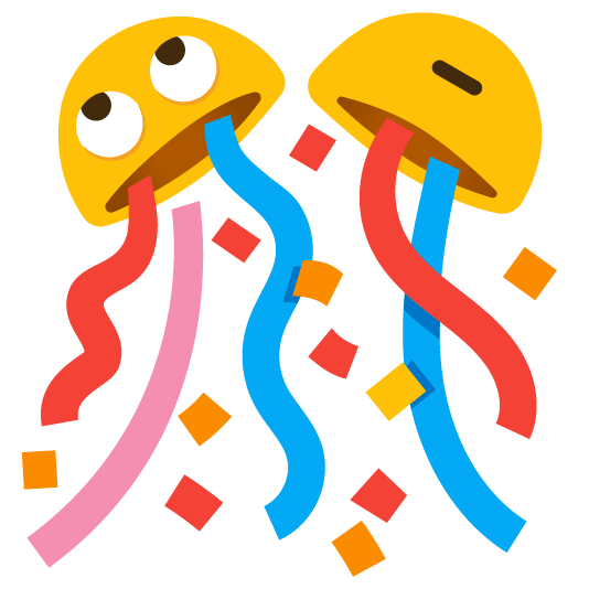 face with rolling eyes confetti ball